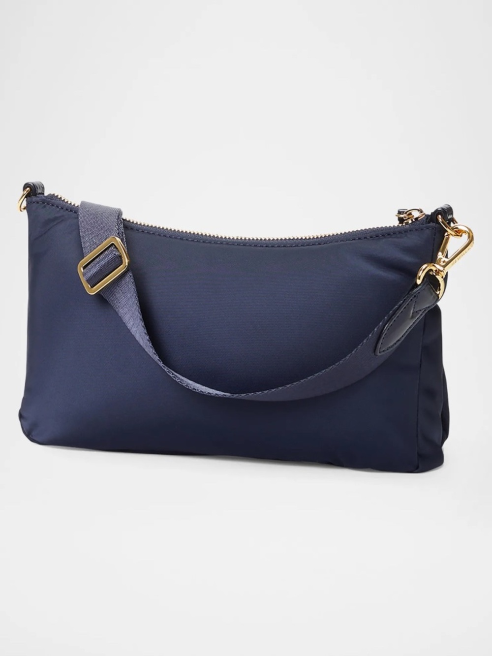 MZ WALLACE Chelsea Petite Nylon Shoulder Bag in Navy - Picture 5 of 12